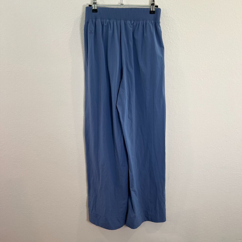 Lululemon sz XS/4 Stretch Woven Wide-Leg High-Rise Pant OASIS BLUE SOLD OUT - Picture 5 of 8